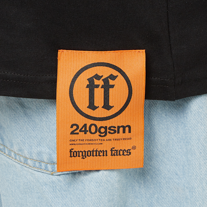 Forgotten Faces Relict Of Time Oversize Tee preto 30018 5