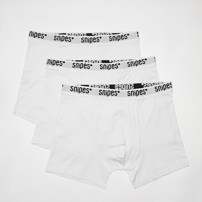 SNIPES 3 PACK - White Tape Pack Briefs Boxershorts bijela 32930 1