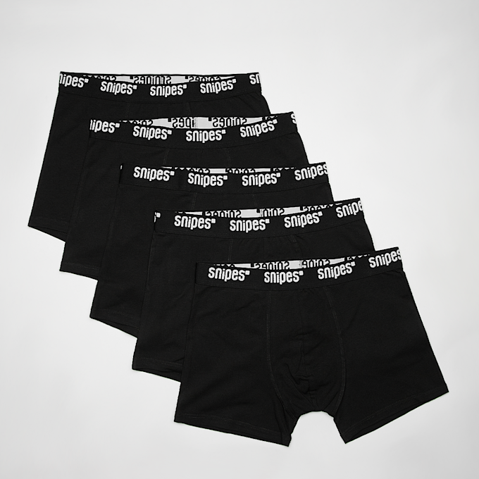 SNIPES 5 PACK - Black Tape Briefs Boxershorts preto 32933 1