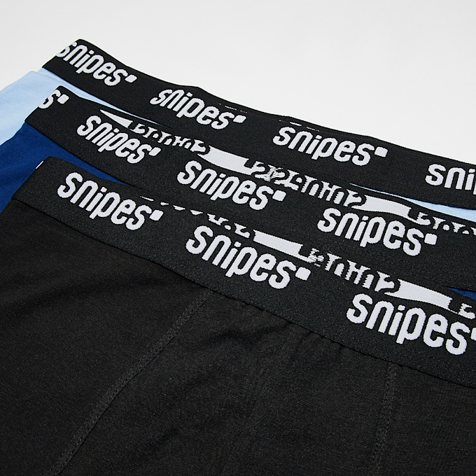 SNIPES 3 PACK - Black Tape Briefs Boxershorts Blu 32950 2