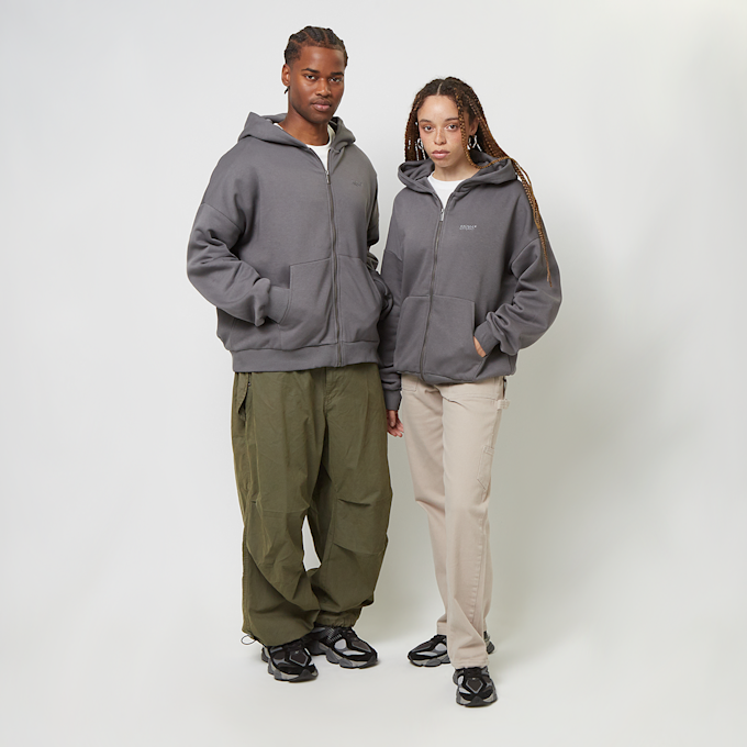 SNIPES Small Logo Essential Oversized Zip Hoodie gris 32988 4