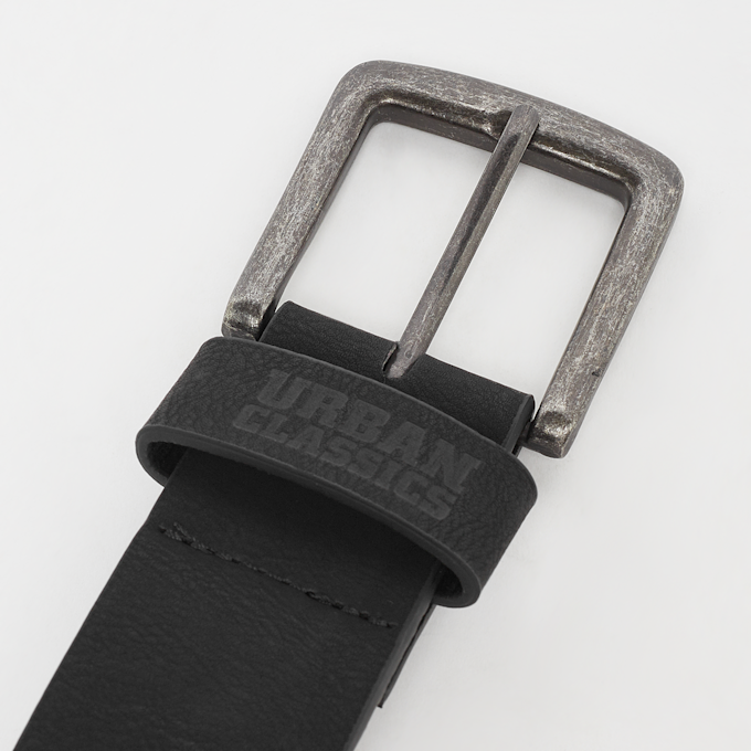 Urban Classics Leather Imitation Belt zwart 33144 3