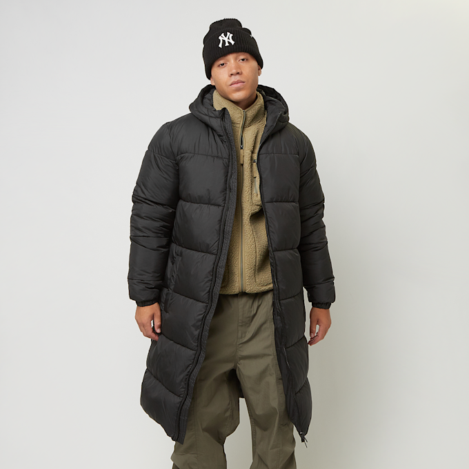 Urban Classics Mens Long Puffer Coat black noir 33458 1