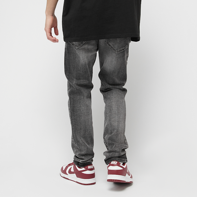 2Y STUDIOS Fernando Destroyed Slim Fit Jeans siva 44357 2