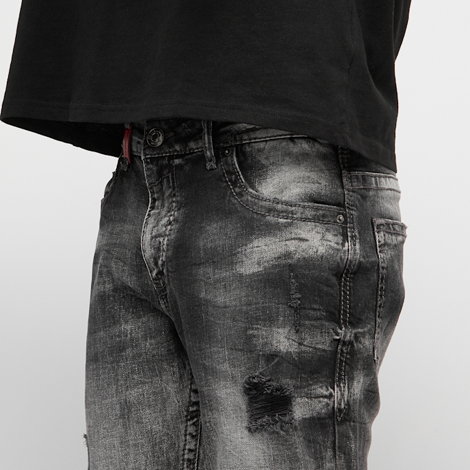 2Y STUDIOS Fernando Destroyed Slim Fit Jeans szary 44357 3