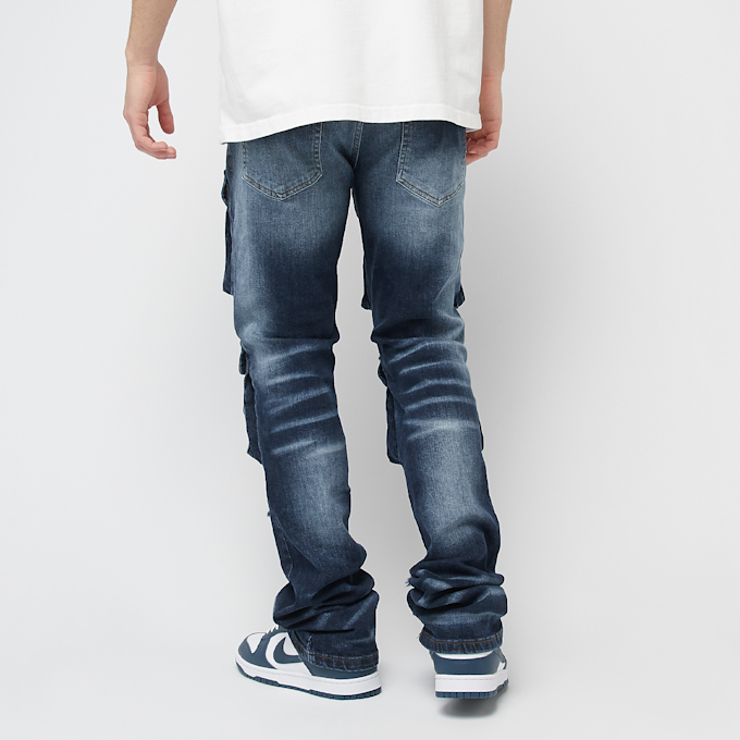 2Y STUDIOS Esteban Multi Pocket Skinny blau 44358 2