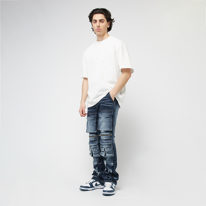 2Y STUDIOS Esteban Multi Pocket Skinny blau 44358 6