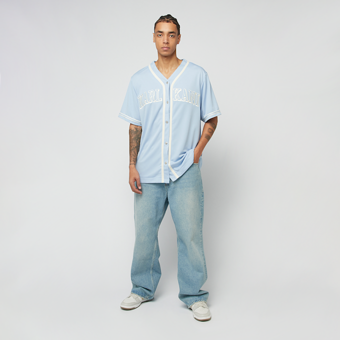 Karl Kani College Baseballshirt blu 45139 4