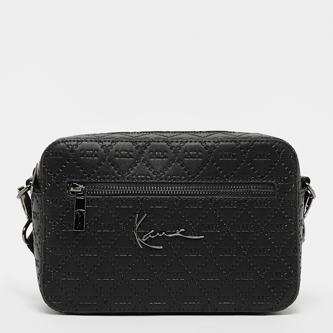 Karl Kani Signature Monogram All Over Print P Leather Messenger Bag zwart 45557 1