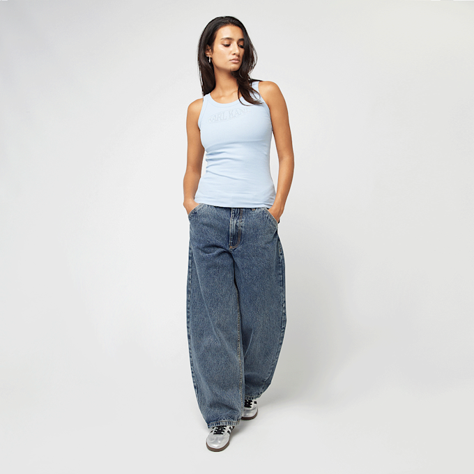 Karl Kani Woven Signature Rhinestone Rib Tank Blu 45132 4