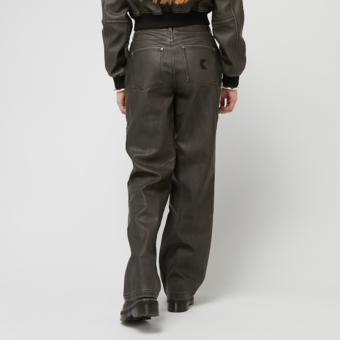 Karl Kani Signature Pu Wide Leg Pants siva 41346 2