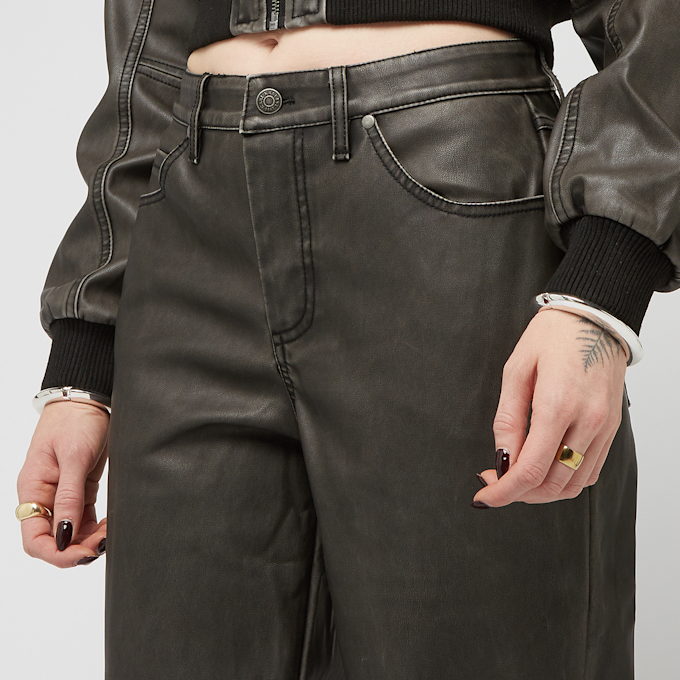 Karl Kani Signature Pu Wide Leg Pants siva 41346 3