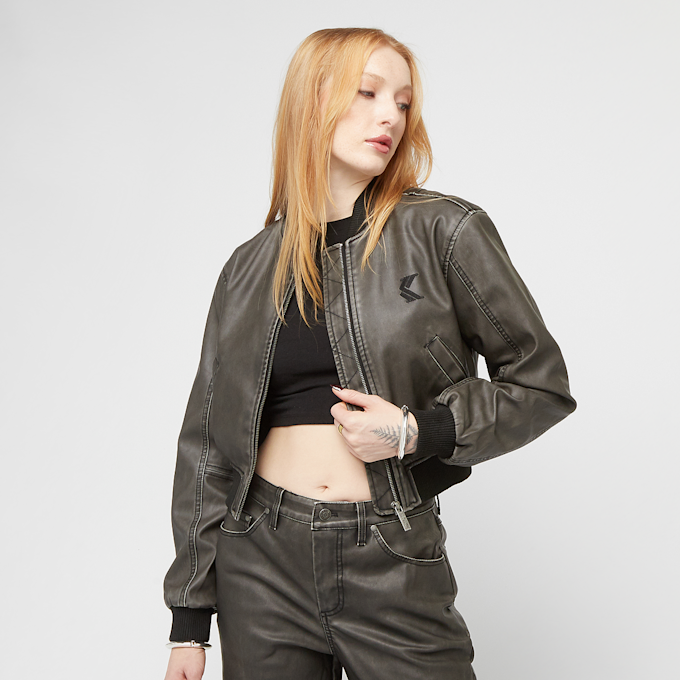 Karl Kani Signature Pu Bomber Jacket Grün 41352 1