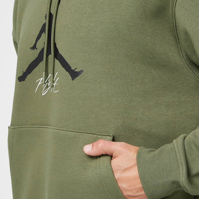 Jordan Essential Fleece Baseline Hoodie verde 40347 3
