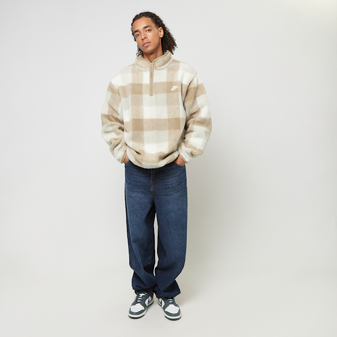Nike   Club Seasonal Winterized All Over Print Halfzip beige 40295 4