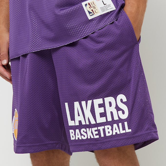 Mitchell & Ness NBA Gameday Mesh 7" Shorts Vintage Logo La Lakers morado 40240 3