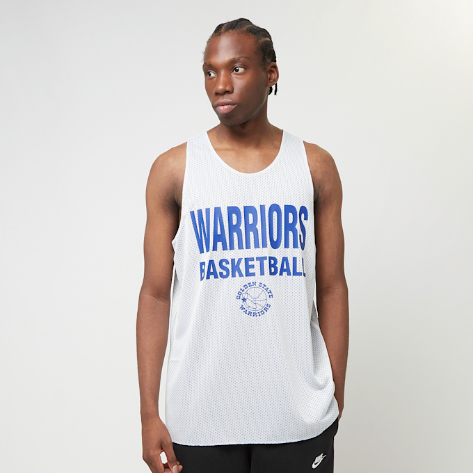 Mitchell & Ness NBA Reversible Mesh Tank Vintage Logo Golden Warriors blau 40245 6