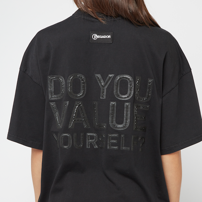 Pegador Fergie Heavy Oversized Tee noir 40355 4
