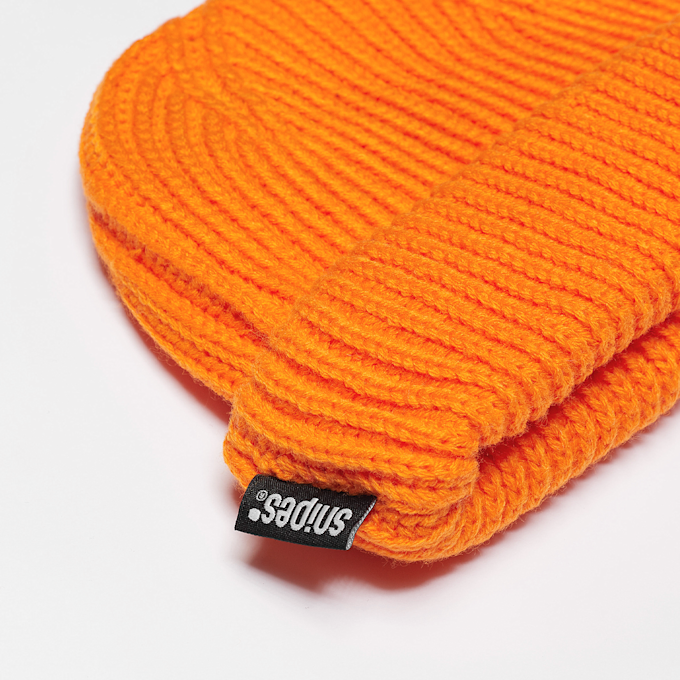 SNIPES Woven Flag Label Basic Fisherman Beanie orange naranja 40605 3