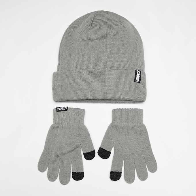 SNIPES Woven Label Basic Junior Knit Set grey grijs 40590 1