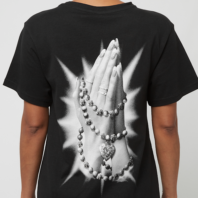 Miss Tee Praying Hands Tee Dress preto 40650 4