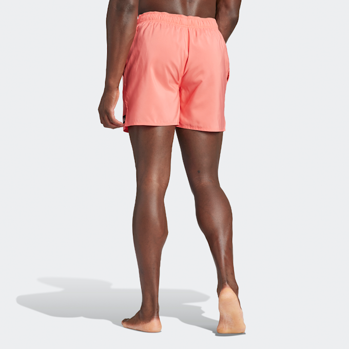 adidas Originals Solid CLX Classic-Length Swim Short Pink 41357 2