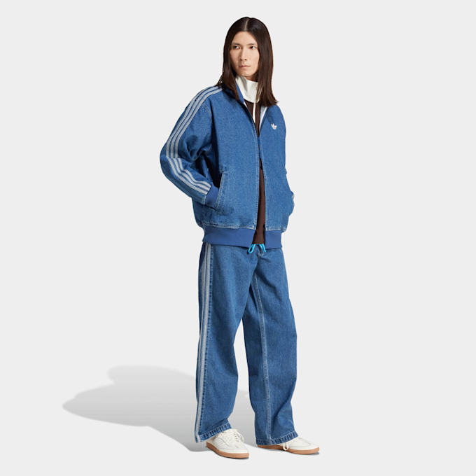 adidas Originals Pantalon en Jean Firebird bleu 41953 5