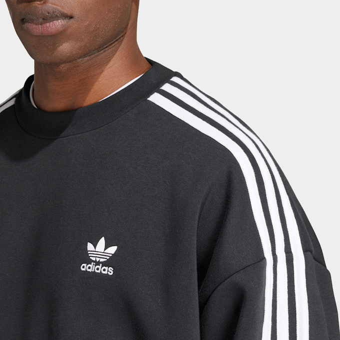 adidas Originals Sudadera oversized 3 rayas negro 41972 3
