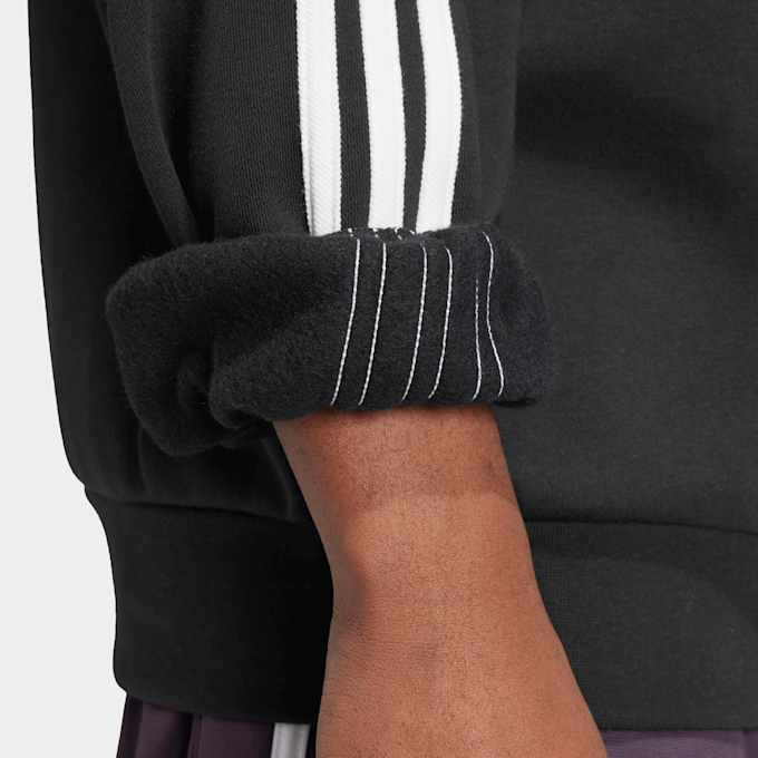 adidas Originals Felpa oversize 3 strisce nero 41972 4