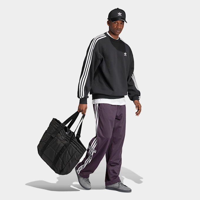 adidas Originals Oversized 3-Stripes Crew Sweatshirt preto 41972 5
