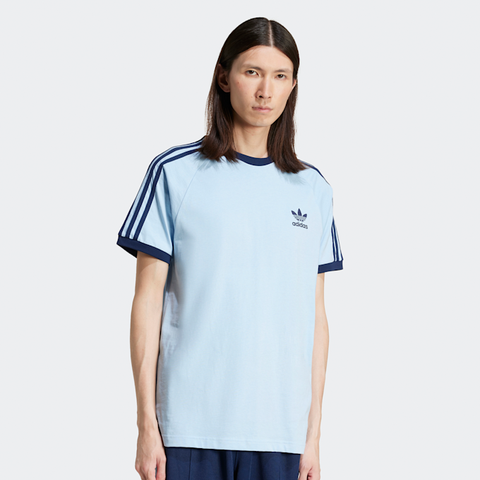 adidas Originals 3-Streifen T-Shirt blauw 41961 1