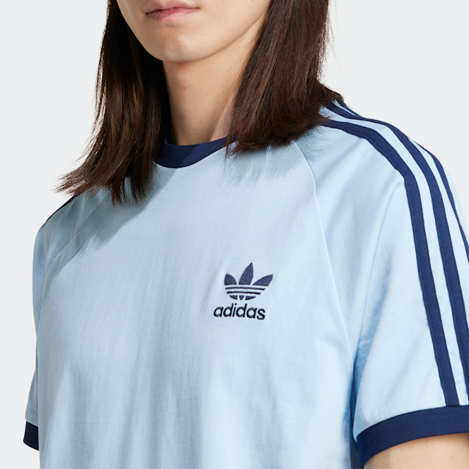 adidas Originals 3-Streifen T-Shirt blauw 41961 3