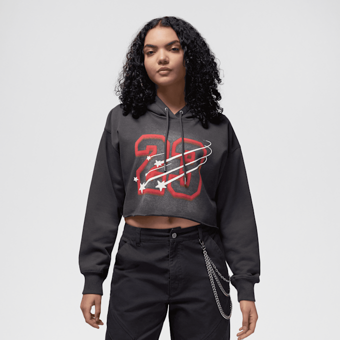 Jordan Flight Fleece Graphics Hoodie grigio 42158 1