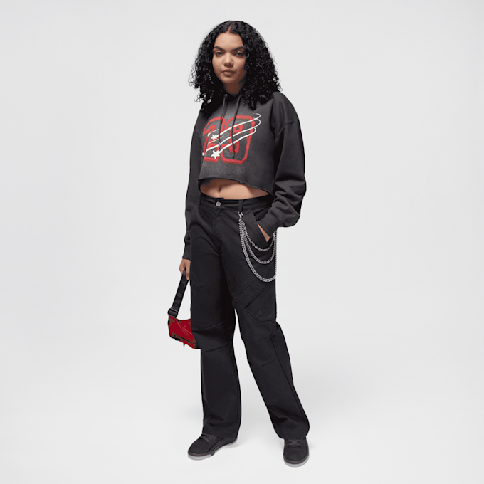 Jordan Flight Fleece Graphics Hoodie grigio 42158 6