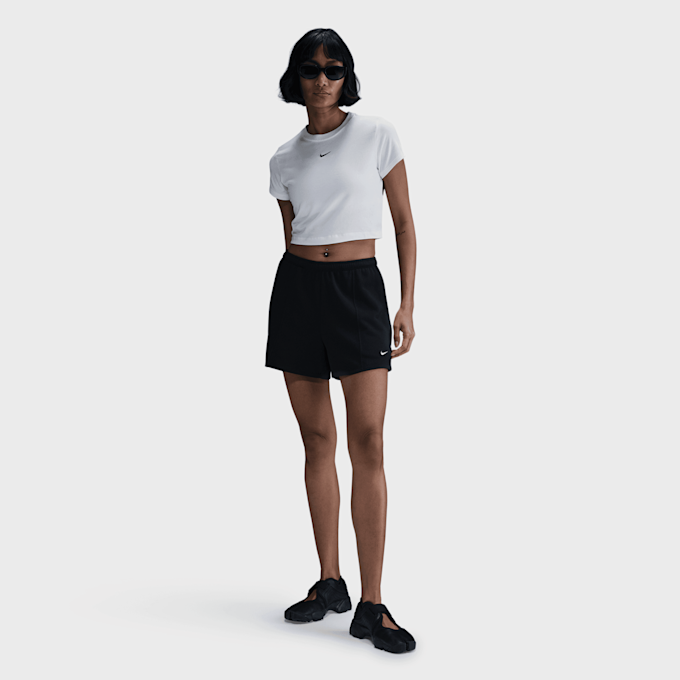 Nike   Sportswear Chill Knit Crop Top blanc 42283 4