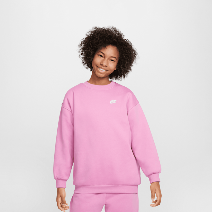 Nike Sportswear Club Fleece Oversized Crew Rosa 42198 1