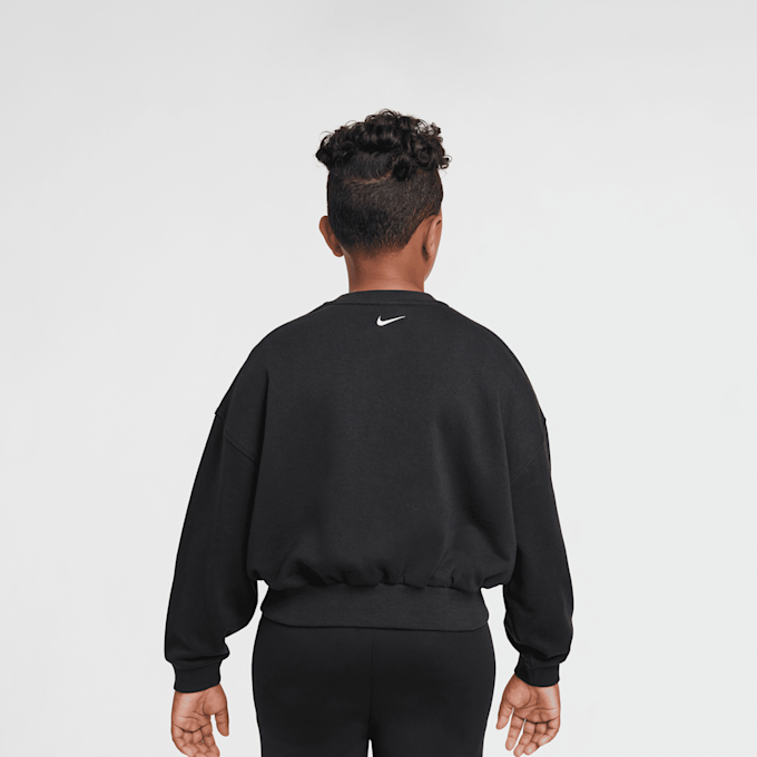 Nike   Sportswear Club French Terry Boxy Crew Graphics Star nero 42333 2