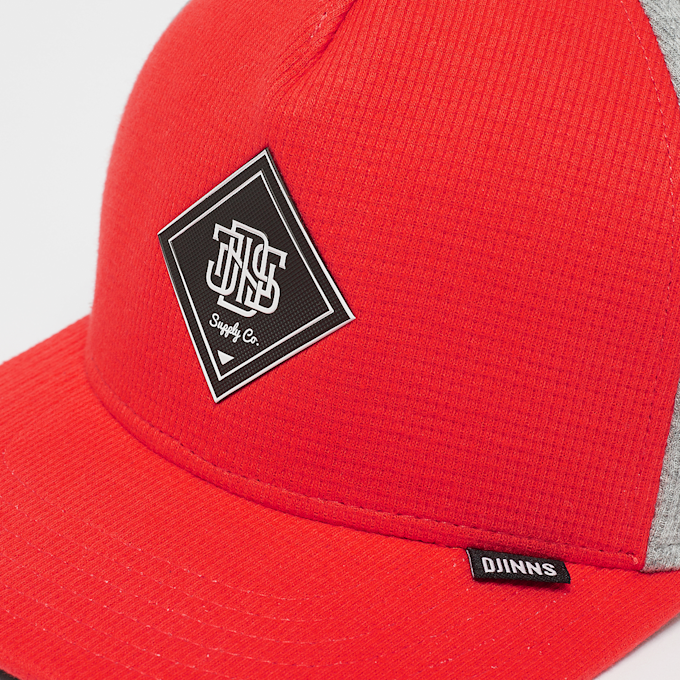 DJINNS HFT Cap Tiny Waffle rosso 42571 4