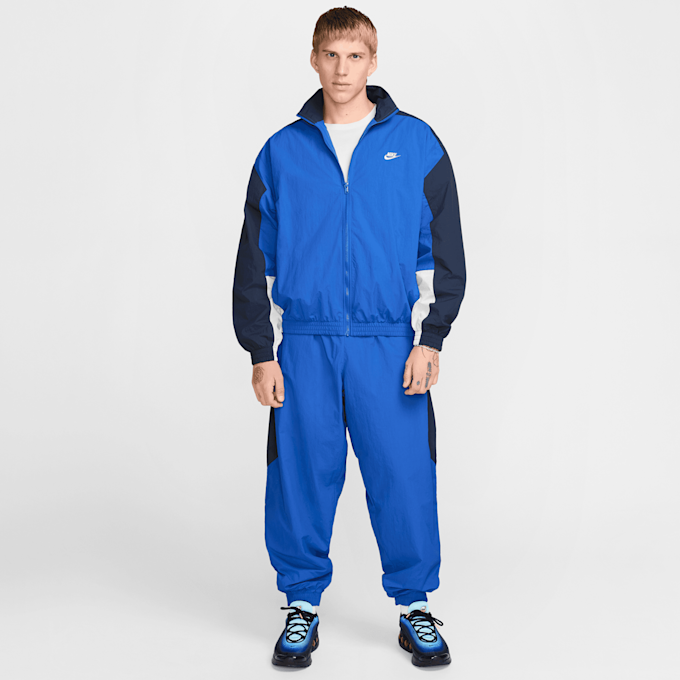 Nike   Club Woven Oversized Track Jacket niebieski 42659 6