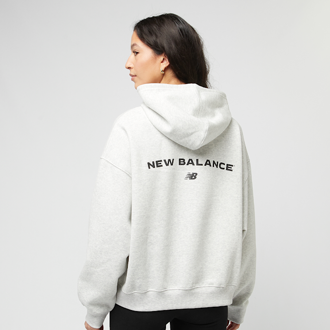 New Balance Reimagined Fleece Hoodie siva 42738 1