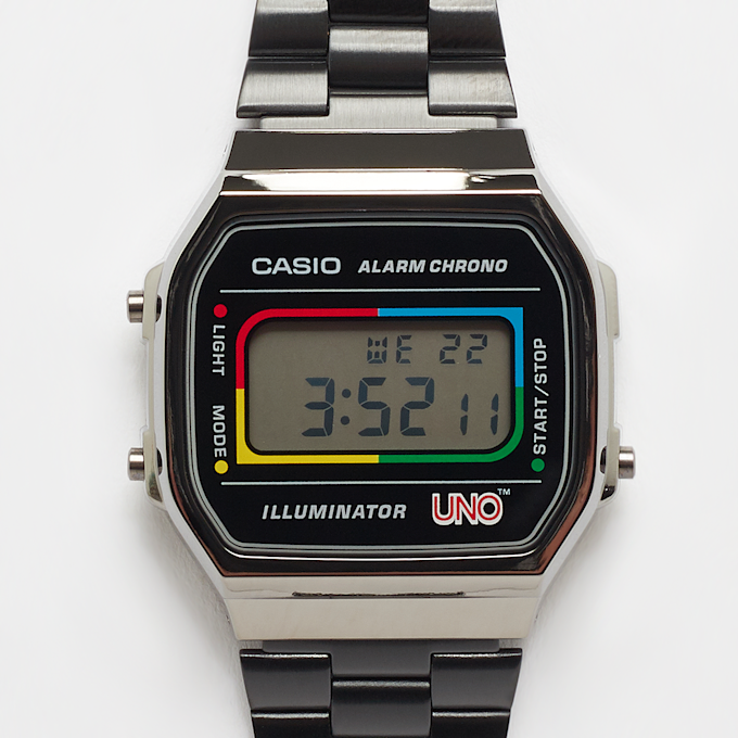 CASIO Vintage A168WEUC-1AER zilver 44604 1