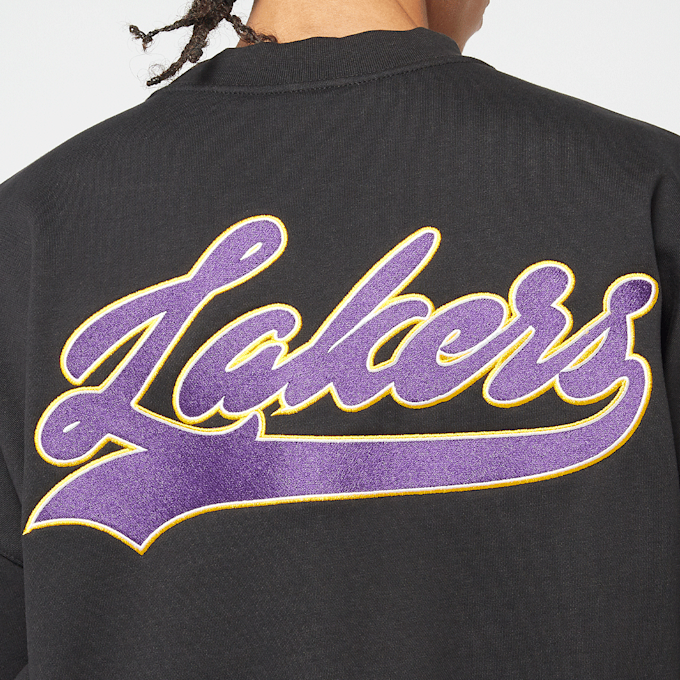 Mitchell & Ness NBA Oversweep Crewneck Sweater LA Lakers zwart 44862 6