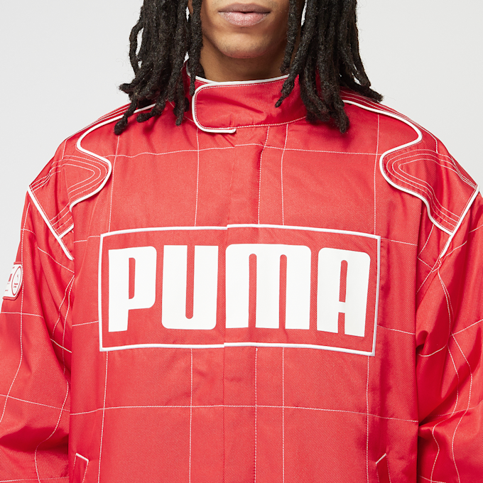 PUMA Archive Seasonal Relaxed Racer Jacket rouge 44980 3