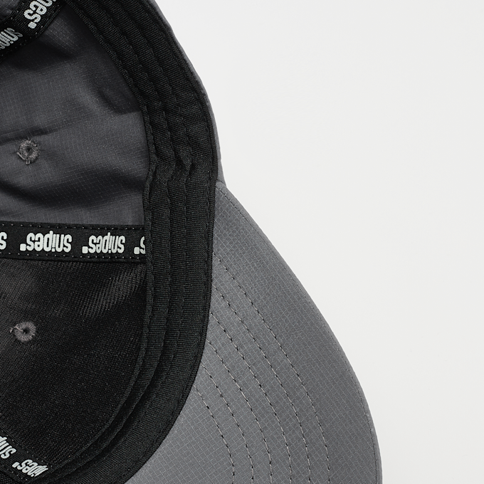 SNIPES Basic Logo Ripstop Baseball Cap cinzento 45398 4