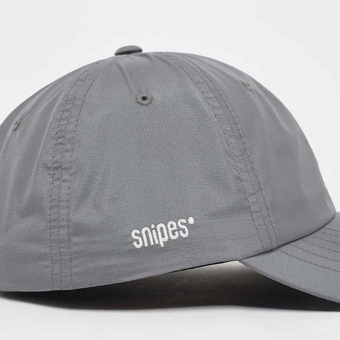 SNIPES Basic Logo Ripstop Baseball Cap cinzento 45398 5