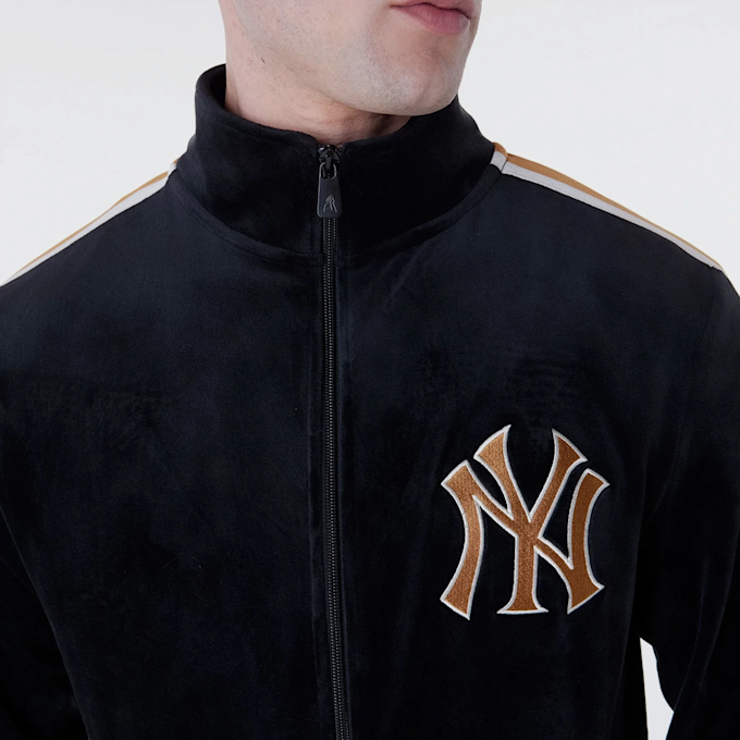 New Era MLB Velour Track Top New York Yankees czarny 45535 4