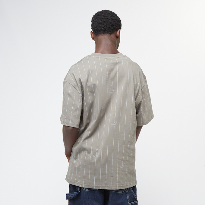 Karl Kani Small Signature Logo Pinstripe cinzento 45584 2
