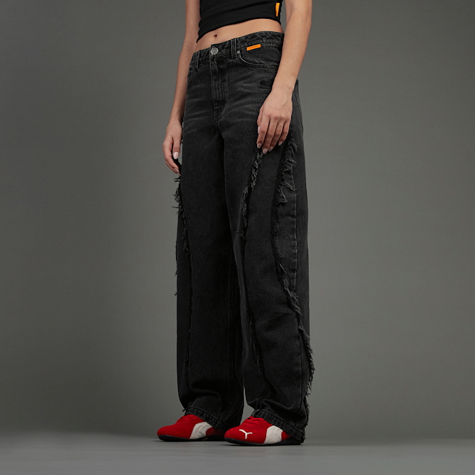 SNIPES S Cube Inside Out Baggy Denim siva 45599 1