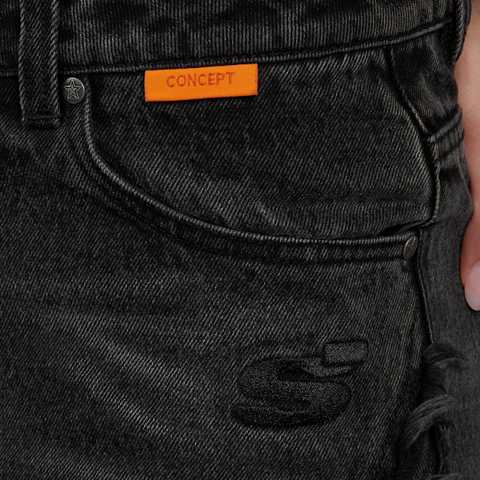 SNIPES S Cube Inside Out Baggy Denim grijs 45599 6