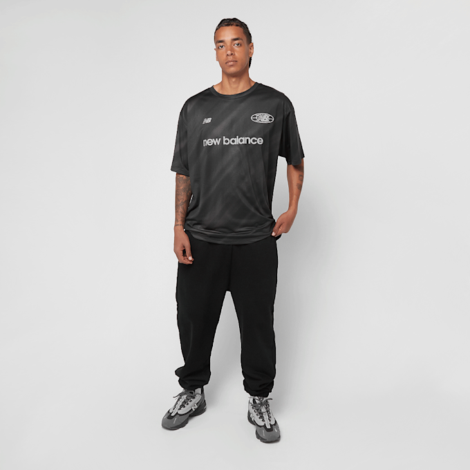 New Balance Geometric Poly Tee zwart 45643 4